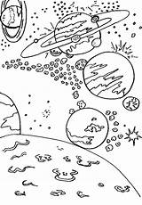 Colorir Asteroides Desenhos Planets Aliens Comet Meteor Planetas Corpos Template Outros sketch template