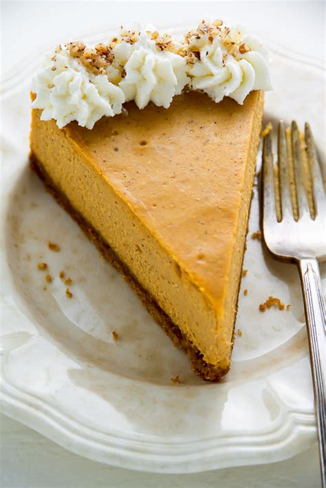 classic pumpkin pie cheesecake baker by nature