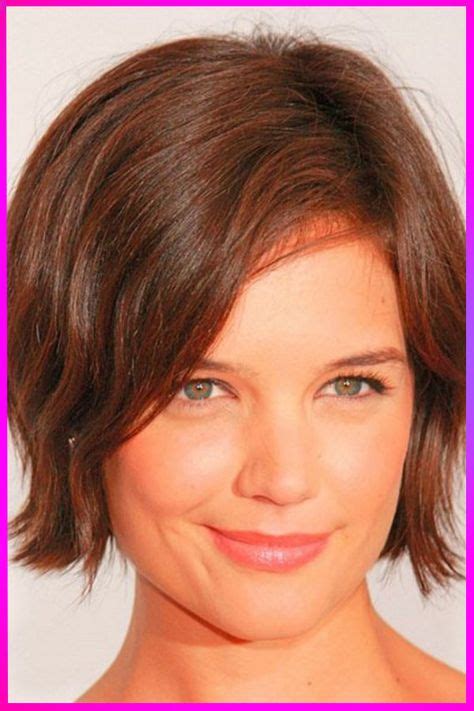 pin  short hairstyle  roundface