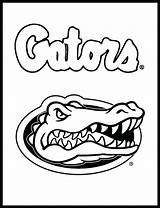 Gators Florida Coloring Pages Logo State Gator Football Alligator University Chomp Printable Silhouette Uf Drawing College Seminoles Template Mascot Color sketch template