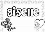 Giselle sketch template