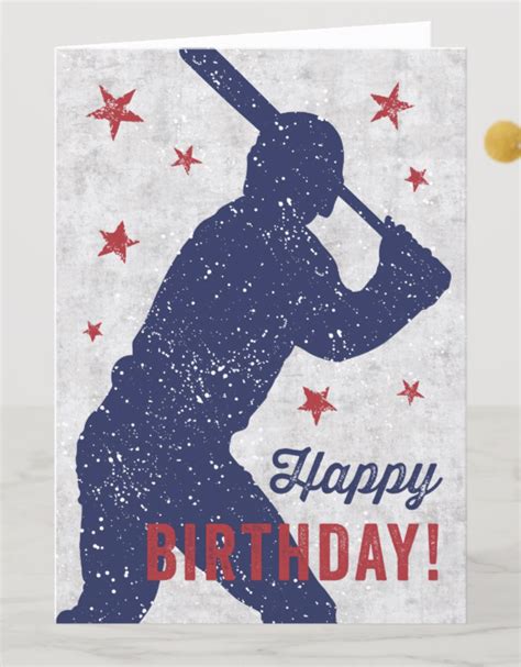 baseball happy birthday card  running boy zazzlecom birthday