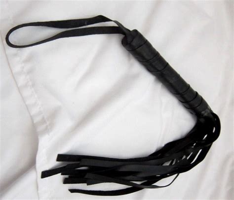 Ladies Night Out Brides Love Kinky Fetish Whip Faux Black Leather Look
