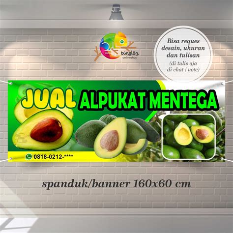 Jual Spanduk Banner Jual Alpukat Mentega Shopee Indonesia