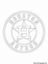 Astros Coloring Logo Baseball Mlb Houston Pages Printable Sport Logos Print Color Book Search Template Info sketch template