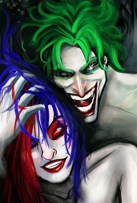 fan art of joker and harley quinn that will awaken your inner sex clown