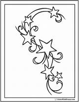 Sterne Elefantenfamilie Everfreecoloring Swirled Blumen Swirls Schablonen sketch template