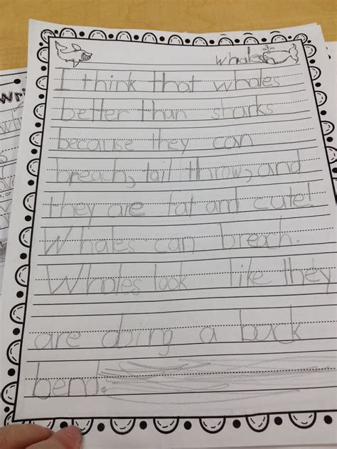 turn kindergarten writing  kindergarten essays