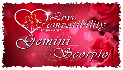 Gemini Scorpio Love Compatibility Sunsigns Org