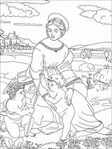 Raphael Coloring Pages Getcolorings Color Madonna Printable sketch template