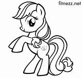 Pony Shimmer Trixie Mlp Equestria Scootaloo Colouring Shoeshine sketch template