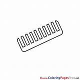 Coloring Pages Comb Baby Sheet Title Coloringpagesfree sketch template