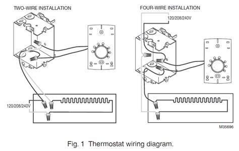 honeywell  wiring diagram honeywell thu  pro programmable thermostat   heat