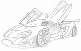 Mclaren Gtr 720s Carros Senna 12c Gt3 Drawingforall Supercars 맥라렌 Lfa 570s Tekenen sketch template