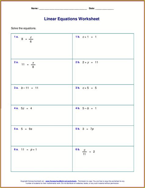 answer key  grade inequalities worksheet worksheet resume examples