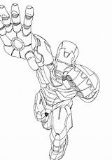 Coloring Iron Man Pages Flying Printable Getcolorings Print Avengers sketch template