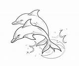 Dolphin Line Drawing Color Pages Drawings Cliparts Kidsplaycolor Dolphins Coloring Step Play Kids Colouring Dessin Peinture Getdrawings Choose Board sketch template