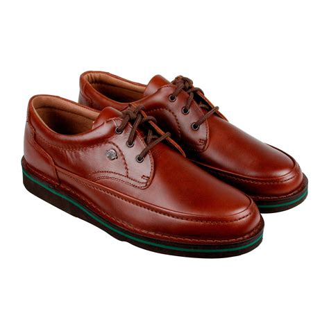 hush puppies hush puppies mall walker mens brown leather casual dress boat shoes shoes
