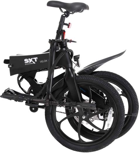 bike sxt velox max mit strassenzulassung schwarz tollrollende