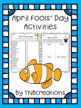 april fools day activities  tnbcreations teachers pay teachers