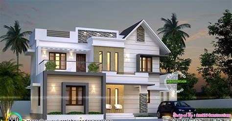 simple  elegant villa kerala home design  floor plans  dream houses