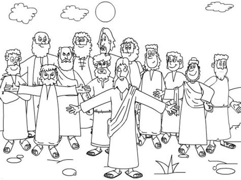 disciple  jesus coloring pages apostoles de jesus jesus