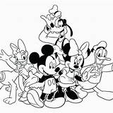 Coloring Disney Pages Mickey Mouse Friends Pdf Family Adult Minnie Walt Typing Adventure Book Sheets Kids Adults Printable Christmas Print sketch template