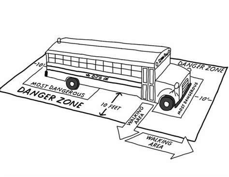 school bus safety coloring page school bus safety school bus