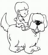 Coloring Dog Pages Pet Master His Carrying Biscuit Puppy Baby Back Popular Bestappsforkids Kids sketch template