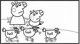 Pig Peppa Coloring Book Markers Pages sketch template