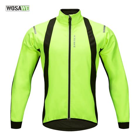 wosawe  windproof cycling jacket winter warm  bicycle clothing