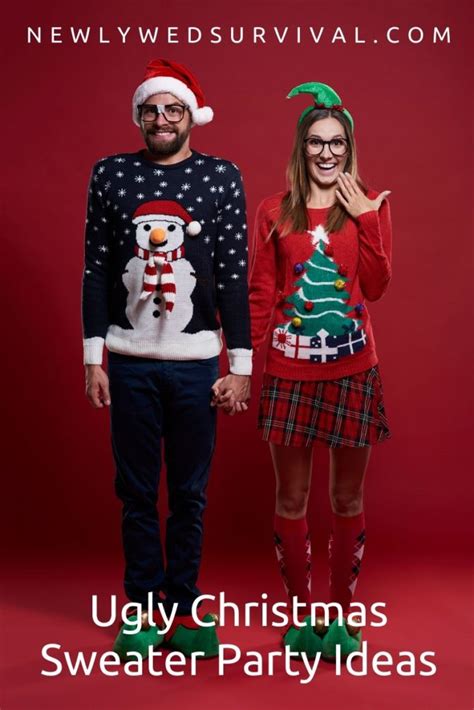 ugly christmas sweater party ideas and invitations