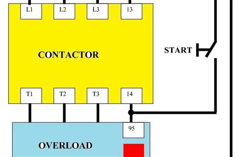 single phase contactor wiring diagram   wiring corner