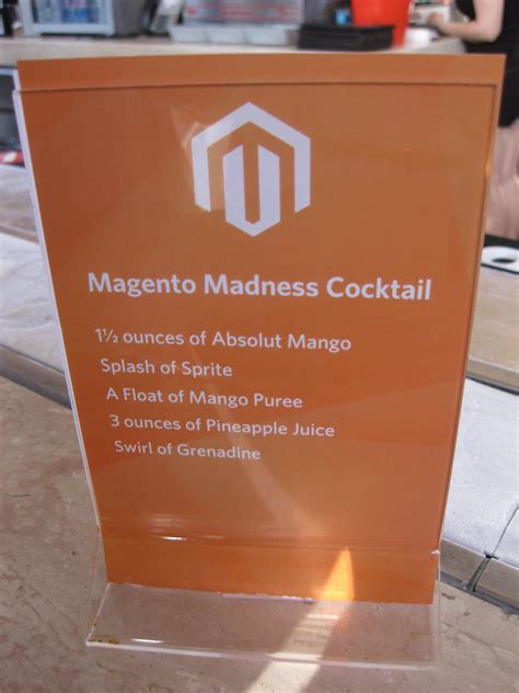 Magento Introduces The Magento Madness Cocktail At The Pre Imagine