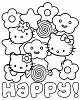 Coloring Pages Sanrio Kitty Hello Colouring Cute Print Color Happy Birthday Kids Colorings Printable Sheets Getcolorings Wallpaper Cartoon Printabletreats Bubakids sketch template