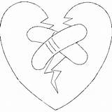 Coloring Pages Broken Heart Hearts Wings Cliparts Library Clipart 2007 October Disney Wilde Oscar sketch template