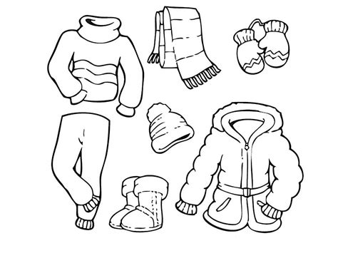 childrens clothing coloring pages  print  color