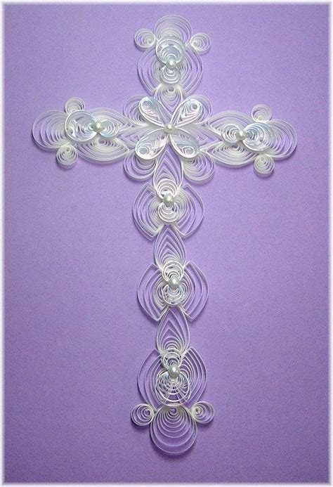 gorgeous cross  quilling patterns quilling patterns paper