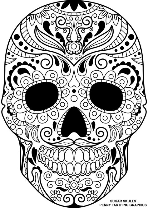 skull coloring pages  print  getdrawings