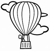 Balloon Air Hot Coloring Balloons Pages Drawing Basket Color Ballon Clipart Kids Great Inventions Colouring Template Printable Google Thecolor Print sketch template