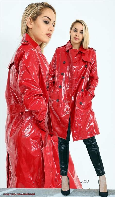 vinyl rain red raincoat vinyl raincoat plastic raincoat rainwear