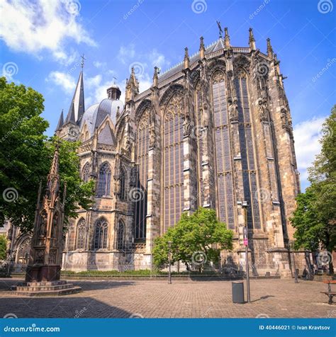 cathedrale daix la chapelle allemagne photo stock image