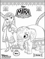 Mira Detective Royal Coloring Pages Anoop sketch template