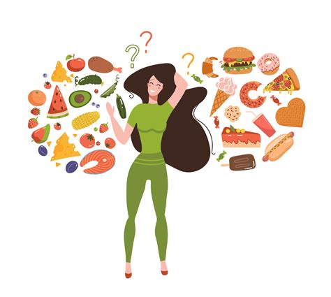 healthy  unhealthy food concept junk  good foods diet balance