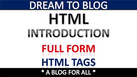 introduction  html full form tags  examples