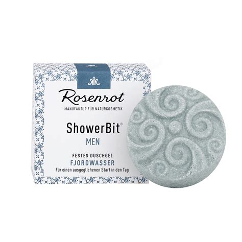 Rosenrot Showerbit® Men Fjord Water Shower Gel 60 G Ecco Verde