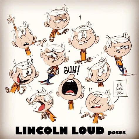 Image Lincoln Loud Poses  The Loud House