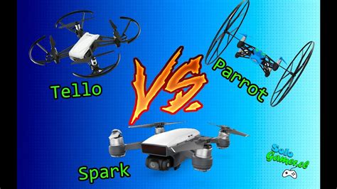 comparativa drones dji spark ryze tello parrot rolling spider cual eliges sologamer