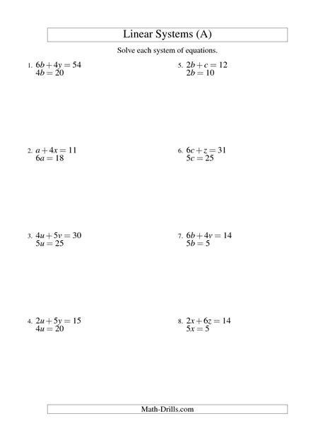 solving  step equations worksheet education template
