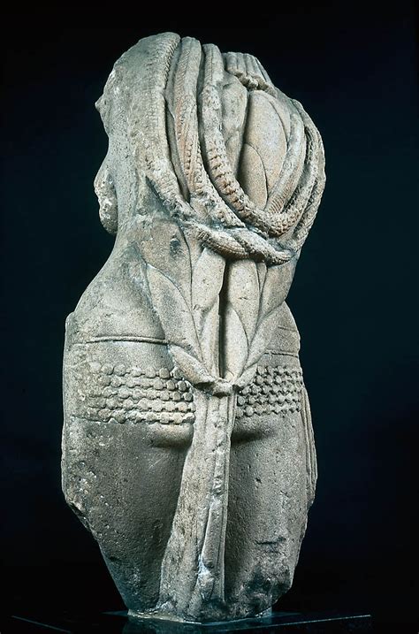 torso of a fertility goddess yakshi from the great stupa at sanchi